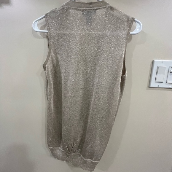 Shimmery, cream-coloured top - Picture 2 of 5